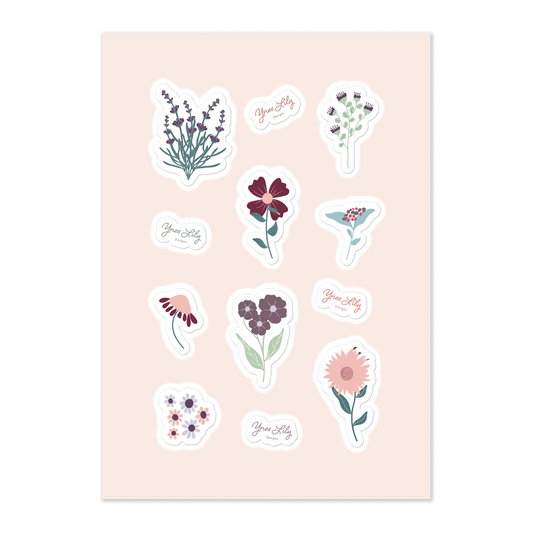 Flowers - Sticker Sheet